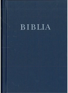 Biblia-RÚF középméret, vászon, kék