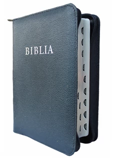 Biblia (RÚF 2014), középméret, bőrkötés, cipzár