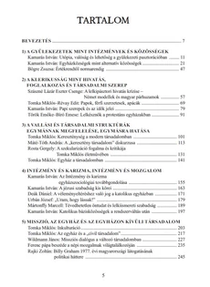 Egyházszociológiai szövegek és feladatok (Kamarás István)
