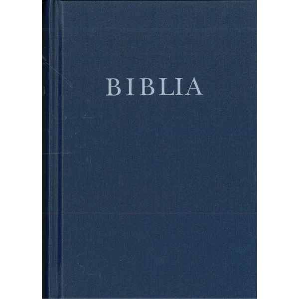 Biblia-RÚF középméret, vászon, kék