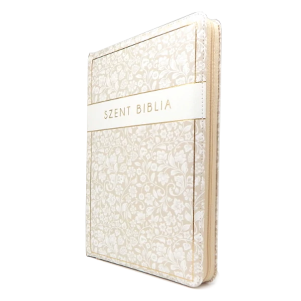 Nagy Biblia Növénymintás cipzárral