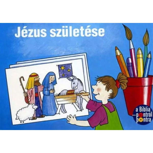 Jézus születése - kifestőkönyv