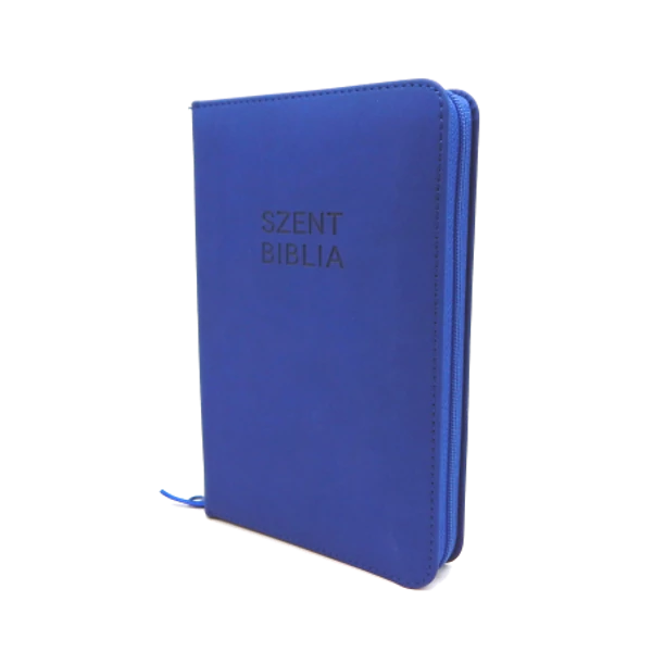 Mini Biblia Kék cipzárral